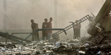 İsrail ordusunun Deyr Belah'ta bir okula düzenlediği saldırı