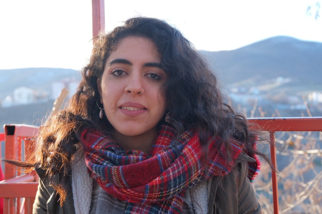Munzur Özgür Öğrenci Derneği üyesi Mizgin Delal Ertürk