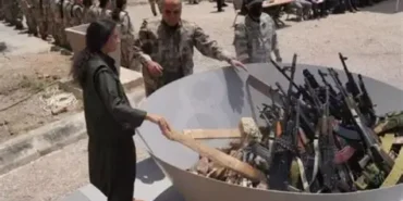 pkk silah yakma
