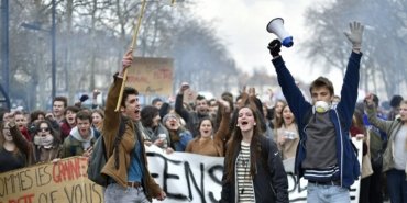 fransa_ogrenci_protesto